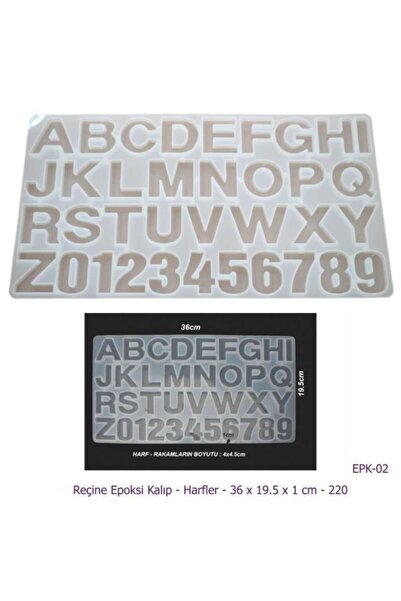 Kimyacınız Epoksi Harf Kalıbı, Epk-160, Epoksi Anahtarlık Kalıbı, Epoksi Harf Ve Epoksi Rakam Kalıbı