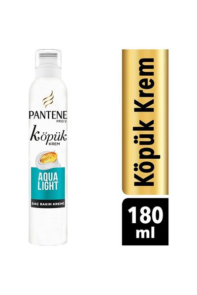 Pantene Aqua Light Rinse Foam Cream 180 ml