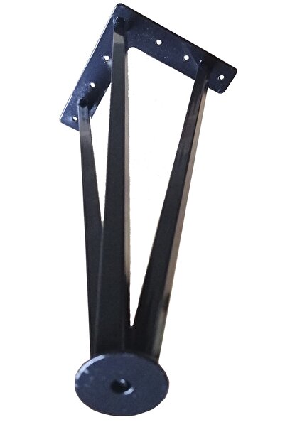 Evnalia 50 Cm Metal Boru Ayak Kütük Masa Dresuar Kaşıklık Kitaplık Orta Sehpa Zigon Ayağı (1 ADET)