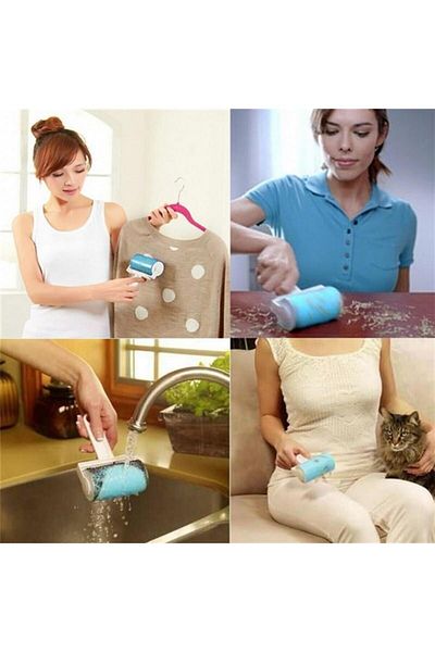 HvT New Generation Washable Practical Hair and Dust Collection Roller Apparatus