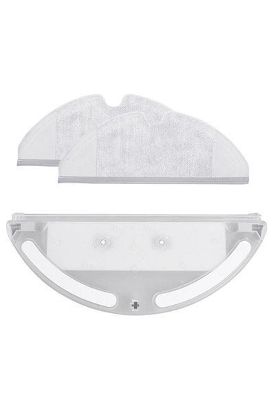 Roborock Water Tank and 2 Pieces Fiber Cloth Compatible with Xiaomi S50-s51-s55-t61 Models