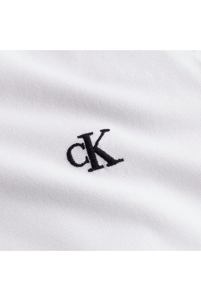Calvin Klein Men's White Tipping Slim Polo Polo