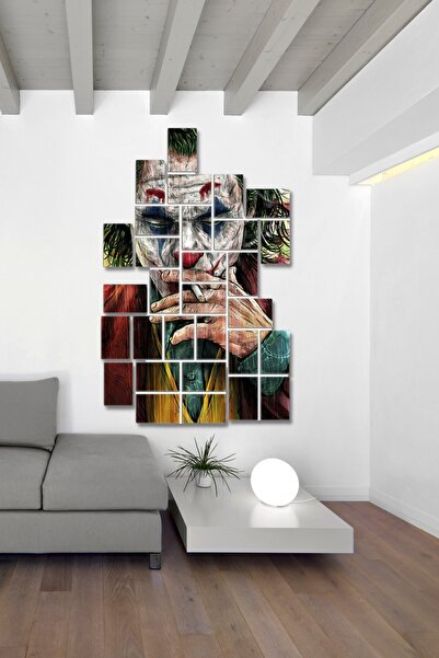 NT Handmade 30 Parça Puzzle Tablo Seti - Joker Salon Otuma Yatak Çocuk Odası ...