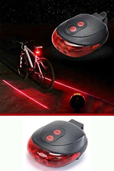 Taled Bisiklet Arka Stop Lambası Lazer Led Işık
