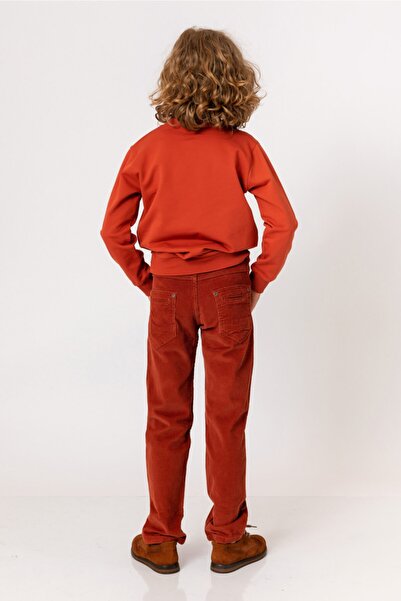 incity Erkek Çocuk Tarçın Kadife Pantolon