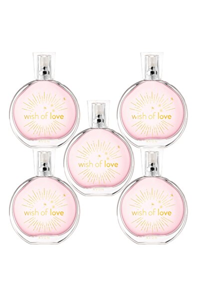AVON Wish Of Love Edt 50 Ml Kadın - 5 Adet