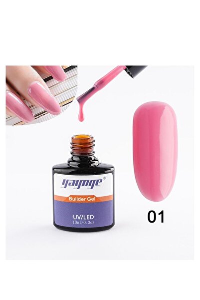 YAYOGE Hızlı Tırnak Uzatma Jeli Builder Fırçalı Express Jel 10 ml