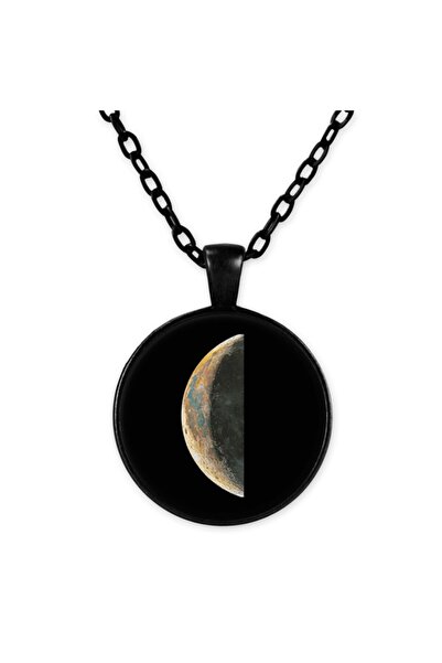 astak سلسال قلادة اكتمال القمر الأسود Bll268