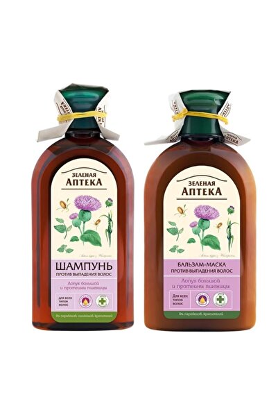 Green Pharmacy Σετ περιποίησης μαλλιών κατά της τριχόπτωσης με φυτικό βαλσαμό...