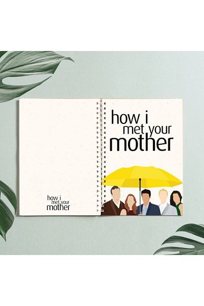 Paytak Moda How I Met Your Mother Notebook Design Spiral A5 96 Sheets Unlined Notebook Pytkdt0287