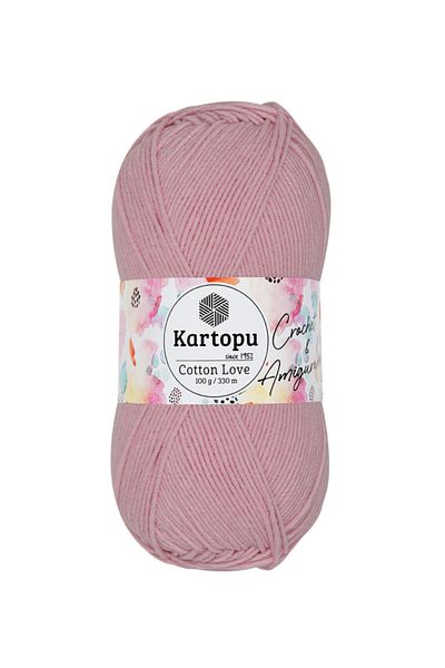 Kartopu Βαμβακερό Πλεκτό Χειροποίητο Love Amigurumi - 100gr K768 Ροζ