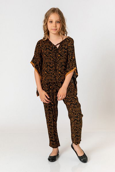 incity Pantaloni Shalwar muștar pentru fetiță