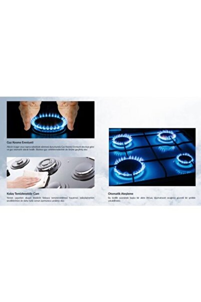 Luno Ankastre Luno L335w01 Ankastre Cam Ocak 60 Cm - Beyaz