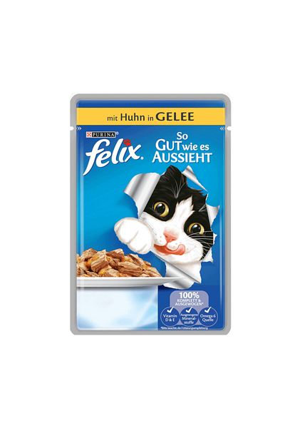 FELIX Felix Age Cat Food with Chicken 100 Gr