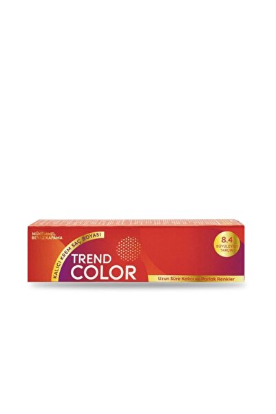 TREND COLOR Tüp Saç Boyası 8.4 Büyüleyici Tarçın 50 Ml