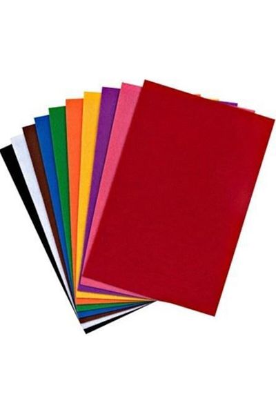 Yumuşakkeçe Thin Felt 50*70 Cm 10 Pieces Mixed Color