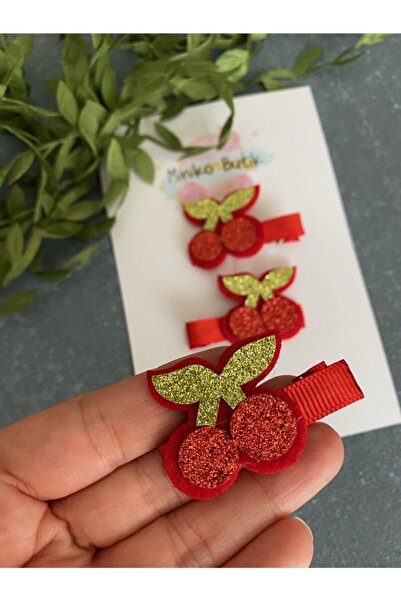 Miniko Butik مشبك مشبك الكرز 2 قطعة