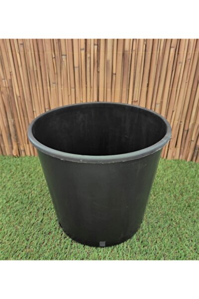 Asenya Üretim Saksısı 3 Adet 14 Lt 28x27 Cm Plastik Saksı Siyah Üretim Saksı ...