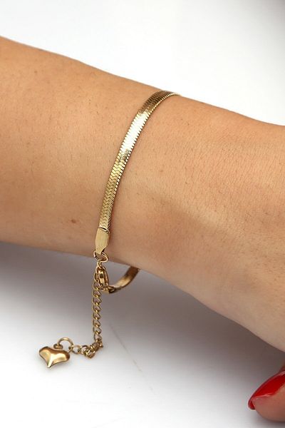 The Collection Women's Italian Gold Steel Bracelet