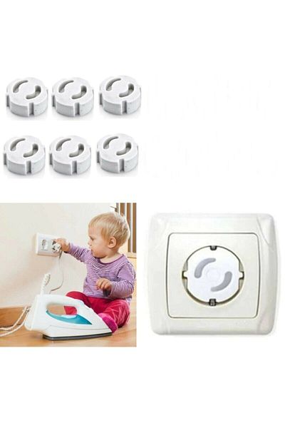 LOVYCO 6 Pieces Socket Cover Socket Closer Safety Child Protector
