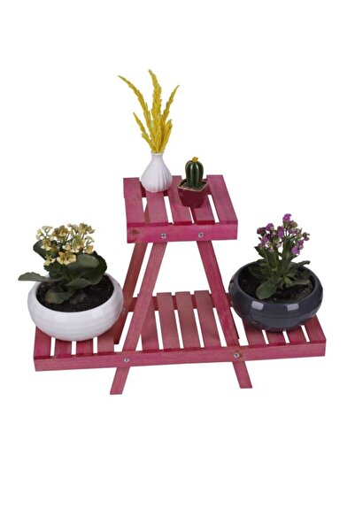 DEMBEY AHŞAP ATÖLYE Ahşap Saksılık Çiçeklik Ahşap Saksı Standı