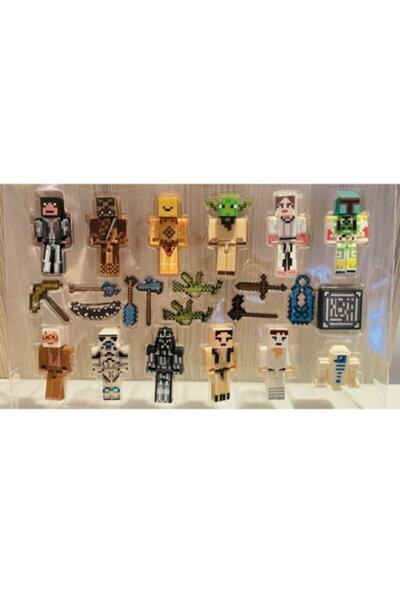 MINECRAFT 23 Parça Oyuncak Figür Xı Star Wars Maygıraft