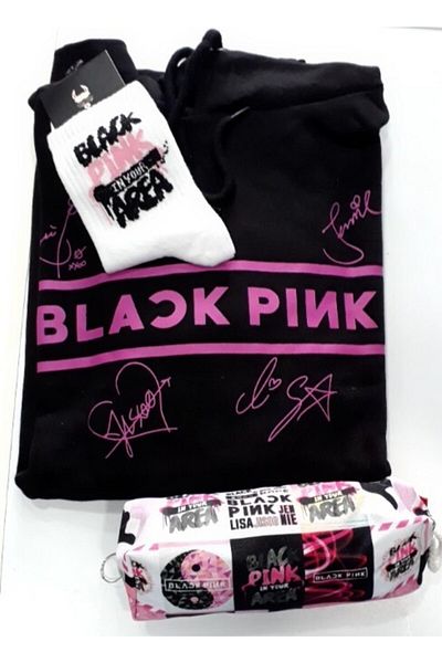 GC GÖKHAN CLUB Чорапи тип молив Blackpink Oversize Sweatshirt 3 бр.