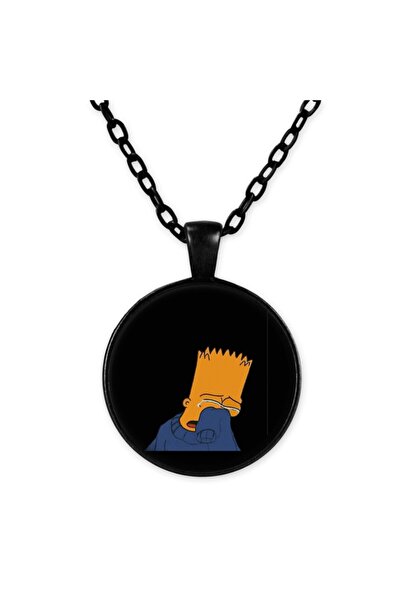 astak قلادة سيمبسون سلسلة سوداء Bll329