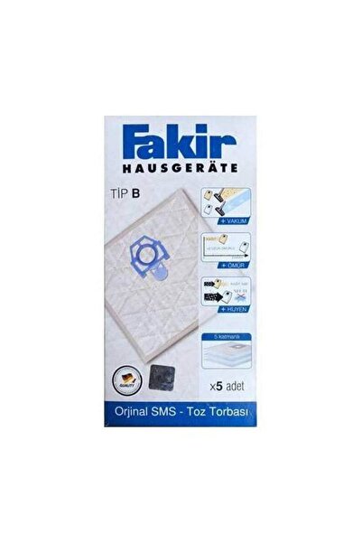 Fakir Prestige Duo Type B Original Boxed Dust Bag 5 Pieces