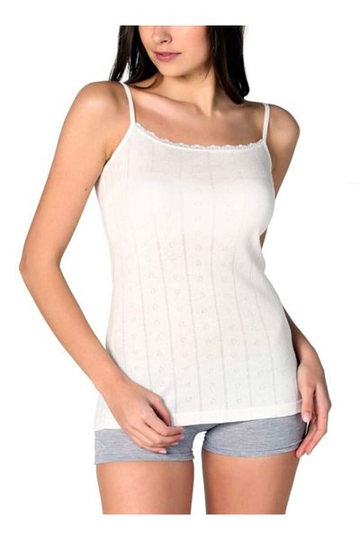 Tutku Top cu bretele din bumbac jacquard din 5 piese