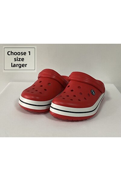 AkınalBellaa Червени ортопедични пантофи за мъже - за лекари, медицински сестри и готвачи, за ежедневна употреба