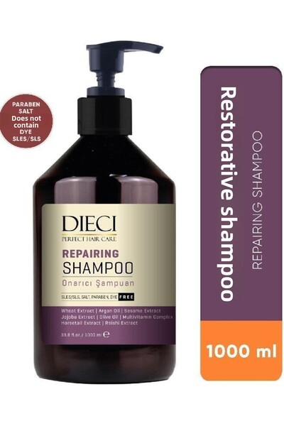 Dieci 1000 مل شامبو ديسي للإصلاح ومنتجات العناية