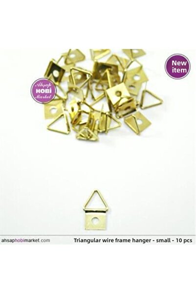 Tual Hobi Sanat Umeraș triunghiular pentru cadru - Dimensiune mică - (10 bucăți)