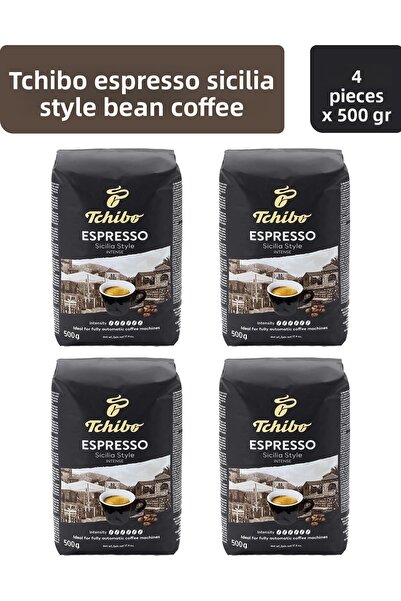 Tchibo قهوة اسبريسو سيسيليا 500 جرام × 4 قطع