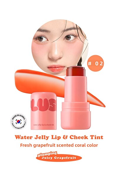 ELENSILIA Plush Jelly - Cheek and Lip Coloring Gel Tint, Plush Blush and Lip Set