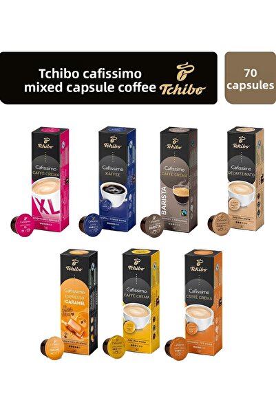 Tchibo عبوة مكونة من 70 كبسولة من كبسولات Cafissimo المختلطة