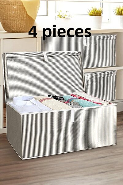 Nisahometeks 4 قطع ماكسي بوكس خردة 50×40×30 سم