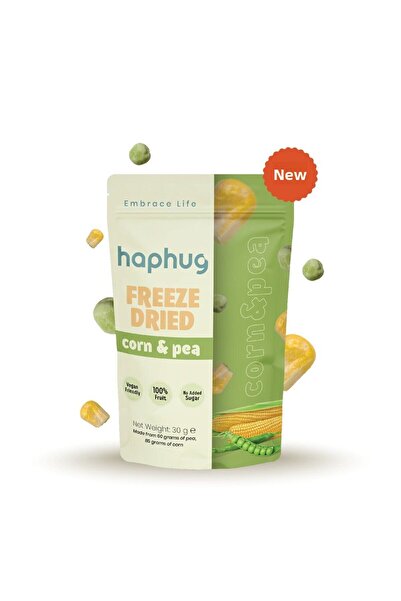 HapHug Freeze Dried Pea & Corn - Freeze Dried Pea & Corn 30g