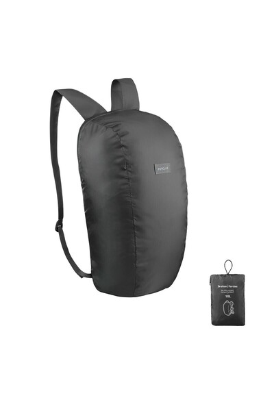 Decathlon Forclaz Outdoor Foldable 10 L Bag - Black - Travel