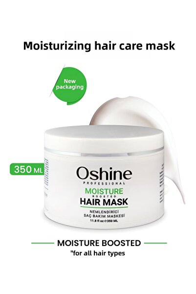 OSHİNE قناع العناية بالشعر للترطيب المكثف للشعر الجاف والمتقصف، قناع ترطيب ال...