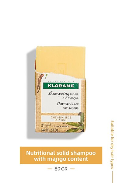 Klorane شامبو صلب مغذي بمحتوى المانجو 80 جرام