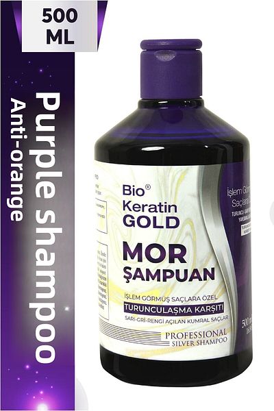 Bio Keratin Gold 500 ml Purple Anti-Orange Shampoo