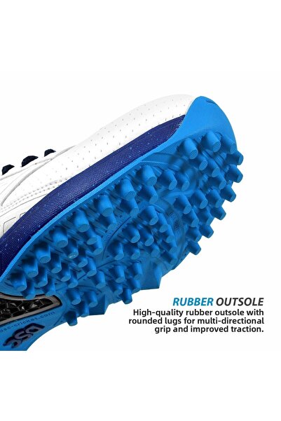 DSC Jaffa 22 Cricket Shoes for Men and Boys UK-9 White-Navy