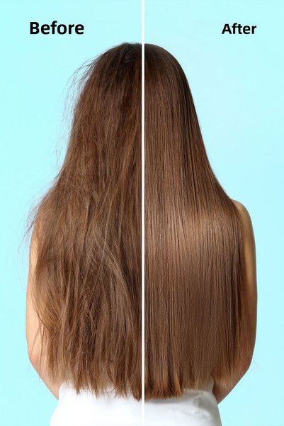 OSHİNE Repairing Nourishing Keratin Care Hair Mask Sulfate-Free, Keratin Care Effect Mask, 350ml