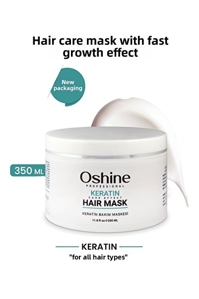 OSHİNE Repairing Nourishing Keratin Care Hair Mask Sulfate-Free, Keratin Care...