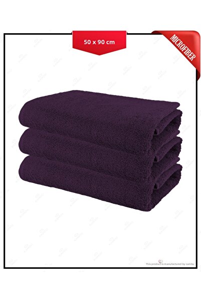 Chicvente 3 قطع مناشف من الألياف الدقيقة مقاس 50 × 90 سم، مناشف حلاقة، مناشف ...