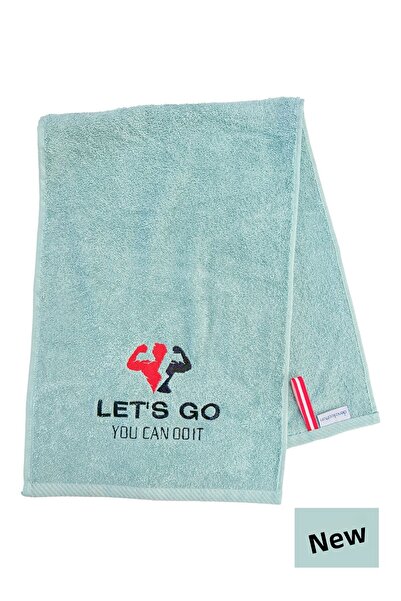 denizlicotton Prosop sport brodat din bumbac, antibacterian, absorbant transpirația Plăci de fitness Box Tenis Prosop sport