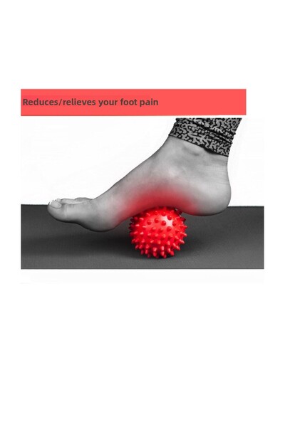 HeiN Massage Ball Spiky Ball Nerve Stimulating Hand Foot Back Leg Body Exercise Ball