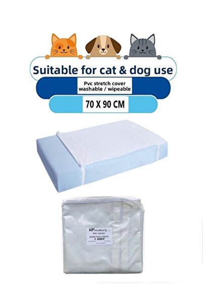 KFMEDİKAL غطاء حماية لسرير الحيوانات الأليفة من مادة PVC المرنة/مقاوم للسوائل...