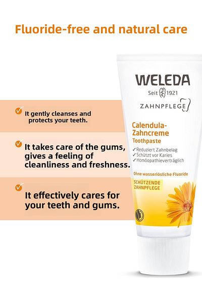 Weleda معجون أسنان عضوي بخلاصة الآذريون 75 مل